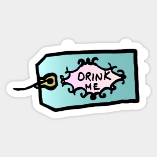 Drink me Sticker